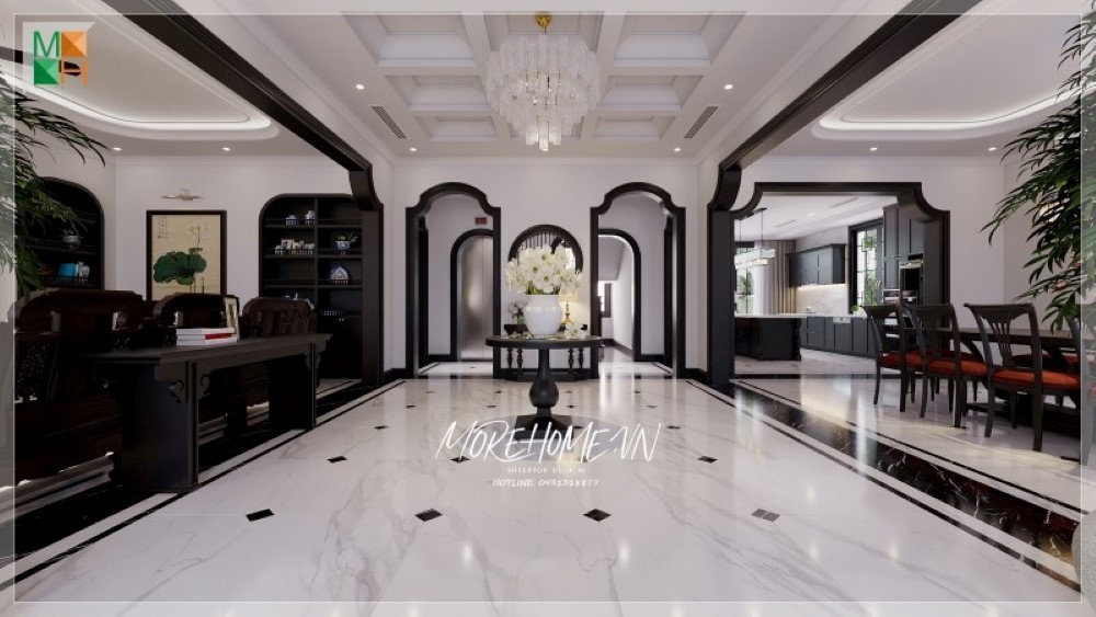 Thiết kế nội thất biệt thự Quảng Ninh